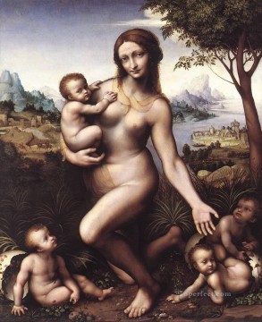 Leda 1530 Leonardo da Vinci Pinturas al óleo